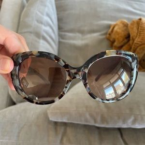 Tory Burch tortoise mauve/purple sunglasses